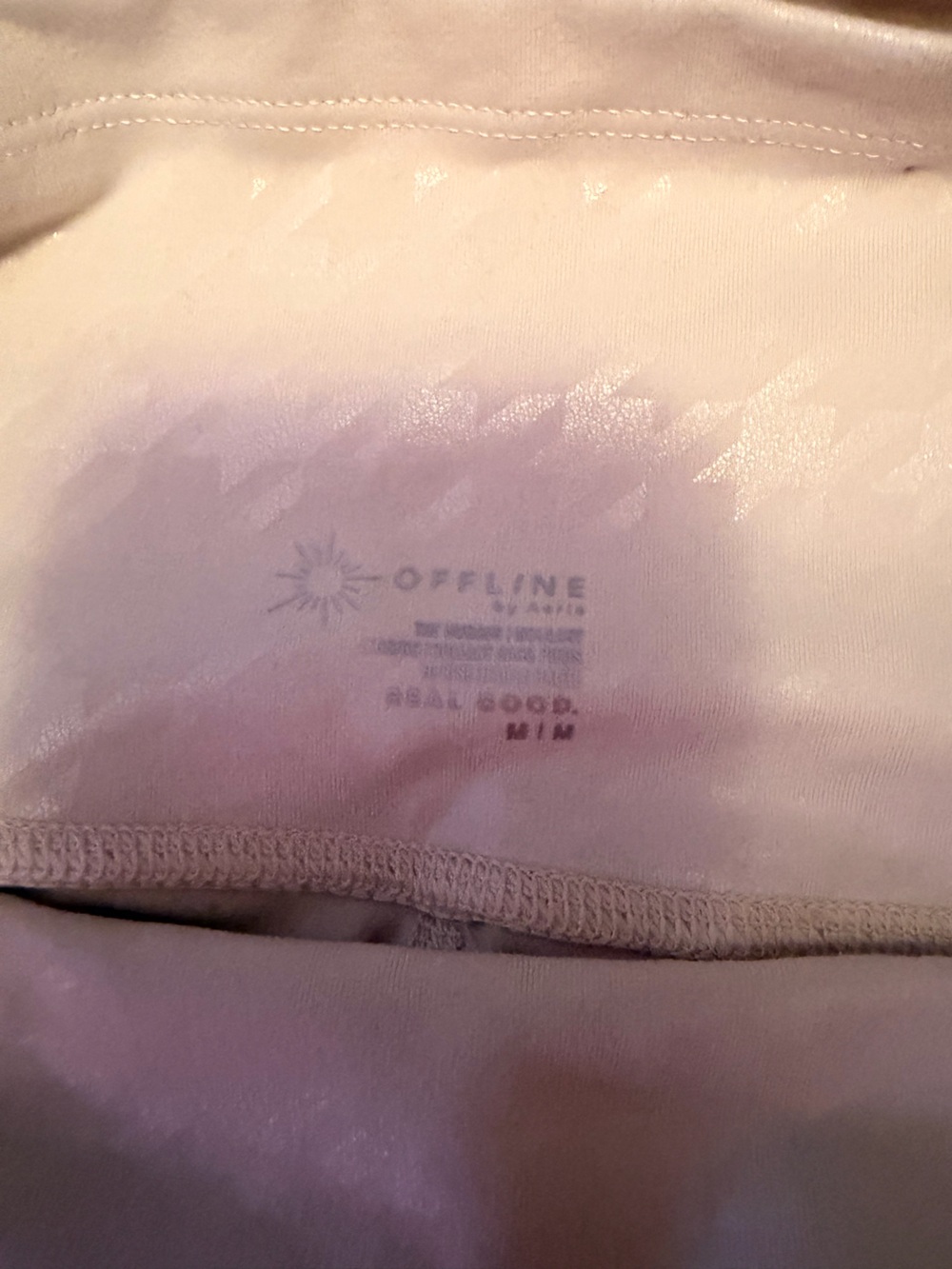 Aerie offline Women's White High-Rise Leggings - Picture 3 of 3